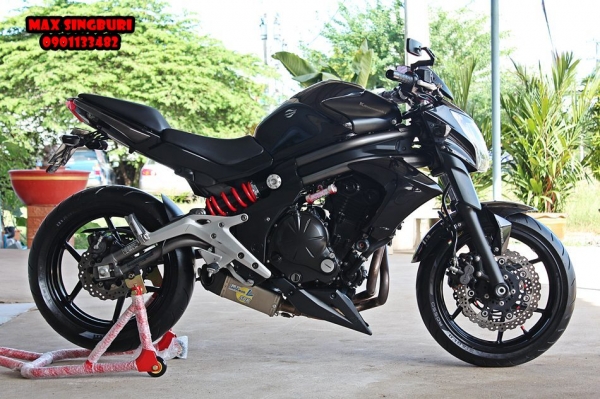 แม็กสิงห์บุรี//KAWASAKI ER6N ปี2012 รถ0 สภาพสวย พร้อมท่อแต่ง ราคา 239000 (รับเทิร์น)