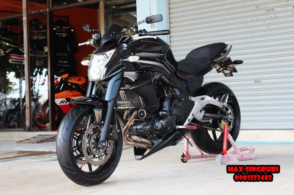 แม็กสิงห์บุรี//KAWASAKI ER6N ปี2012 รถ0 สภาพสวย พร้อมท่อแต่ง ราคา 239000 (รับเทิร์น)