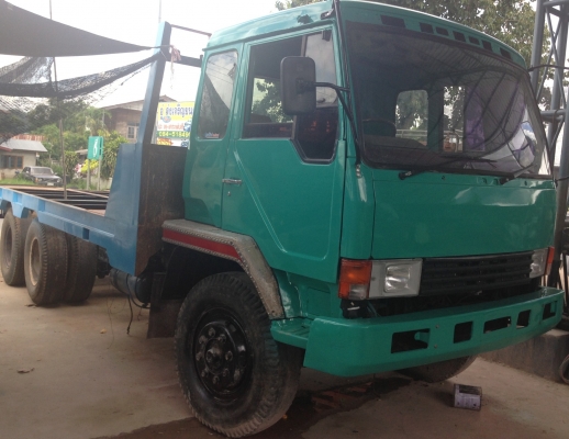 MITSUBISHI FUSO FN527 - 195 HP 6D16 รถหางปลาสิบล้อ 2 เพลา ใช้ลาก PC-200 ได้เลยครับ เครื่องแน่นแรงดีมากไม่มีเยิ้ม ภายในเก๋งคอนโซลสวยครบพร้อมไม่มีผุกร่อน พวงมาลัยเพาเวอร์ ระบบเบรคทริ๊ปฟี้ครบครัน ช่วงล่างคัชซีสวย ยางสภาพดี 10 เส้นประมาณ 70\% พร้อมลากพร้อมบรรท