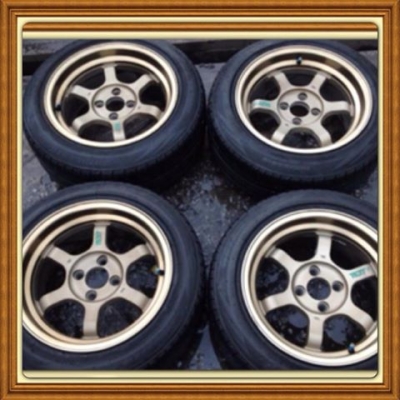 ขายล้อ TE37V(Kspeed) ขอบ15 กว้าง8 ออฟ 25 +ยางปี11ดอกเยอะ 12,300 บาท