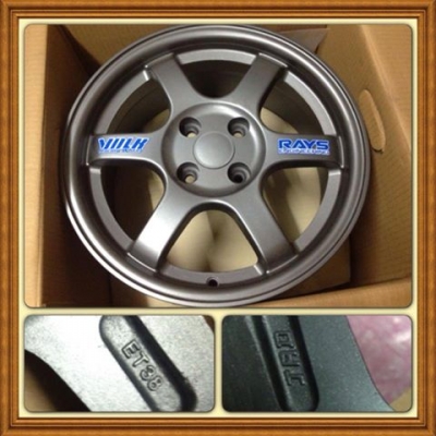 ขายแม็กมือ2 TE37 ขอบ15 4รู100 ราคา 8,500. บาทราคาถูก