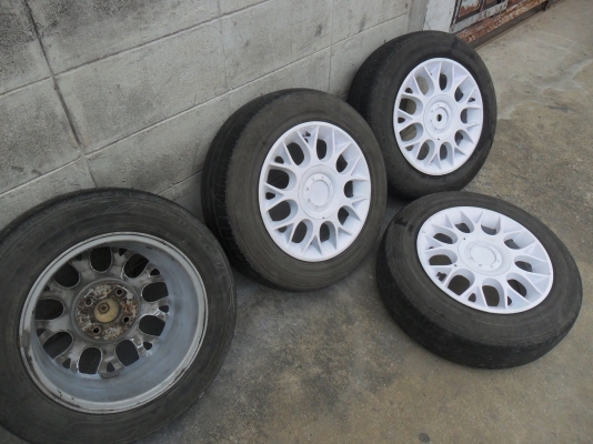 ล้อแม็ก 14นิ้ว 4รู100 พร้อมยาง สวยๆ 4ล้อ ราคา 2800 บาท