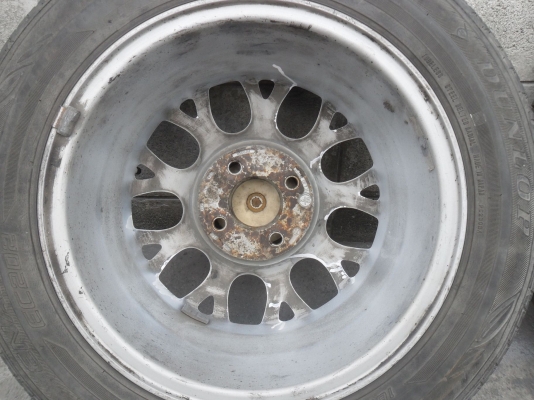 ล้อแม็ก 14นิ้ว 4รู100 พร้อมยาง สวยๆ 4ล้อ ราคา 2800 บาท