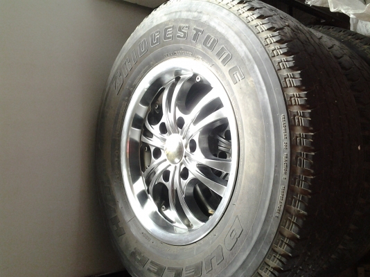 ขายแม้กซ์+ยาง265/70/16Brithstone4วง