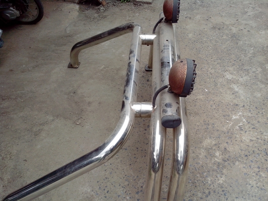 ขายโลบาท่อใหญ่ ใส่โฟวิน พร้อมสปอตไล์ สแตนเลส