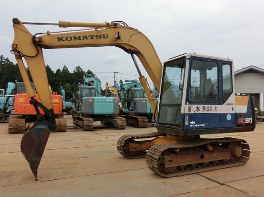 ขาย รถขุด SUMITOMO SH60 SH60X ,KOMATSU PC60-6- มือสองญี่ปุ่น