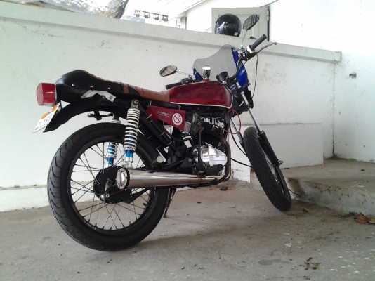 jx 125  แต่ง ล้อ18 ยางโต