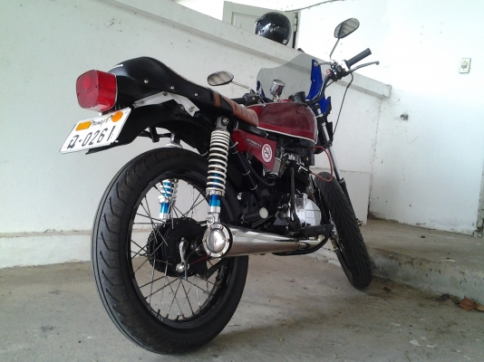 jx 125  แต่ง ล้อ18 ยางโต