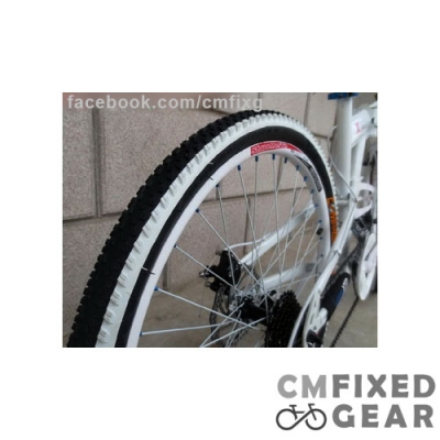 ลดถูกมาก รถจักรยานพับได้ Hummer สีขาว เสือภูเขา เท่มาก