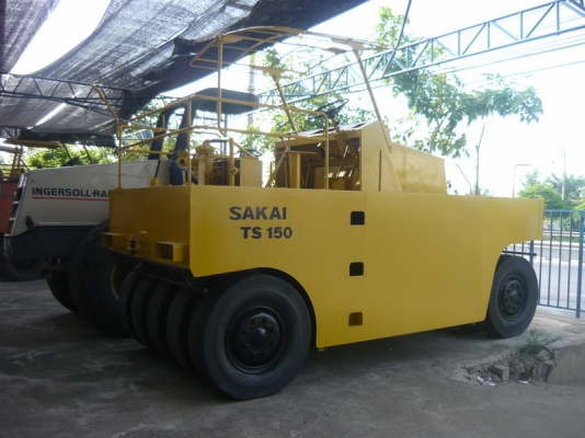 รถบด 9 ล้อยาง Sakai TS150 รถนอก นำเข้าจากญี่ปุ่น พร้อมลุยงานทุกสถานะ เอกสารครบพร้อมจัดไฟแนนท์