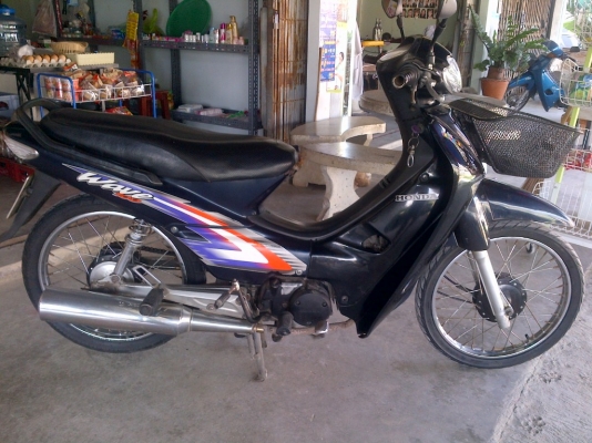 ขาย!เวฟ100 ปี46 รถเครื่องเดิม  พร้อมใช้ ทะเบียน+เอกสารโอน ภาษี53