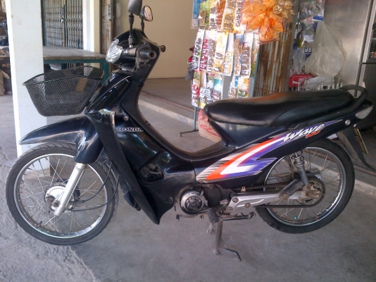 ขาย!เวฟ100 ปี46 รถเครื่องเดิม  พร้อมใช้ ทะเบียน+เอกสารโอน ภาษี53