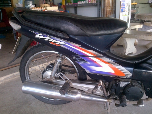 ขาย!เวฟ100 ปี46 รถเครื่องเดิม  พร้อมใช้ ทะเบียน+เอกสารโอน ภาษี53