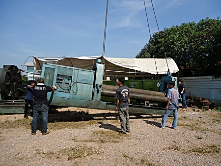 เครื่องม้วนเหล็กแผ่น 3200mm x 25mm