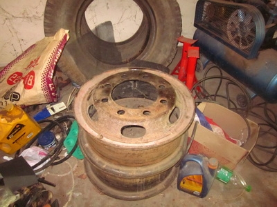 ขายกะทะขอบ  20พร้อมยางใน นอก แต่ต้องอัดดอก 2  ชุด