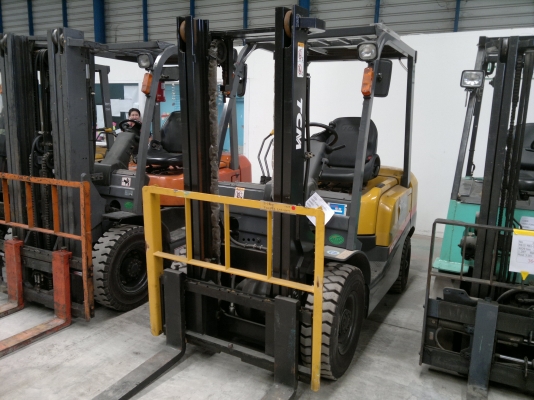 ขายรถฟอร์คลีฟท์ TCM FD25T3 เสา 3เมตร เกียร์ออโต้ปี2011, 87ชม. รถนอกนำเข้า สวยราคาไม่แพงครับติดต่อ มานะ 085-9049669