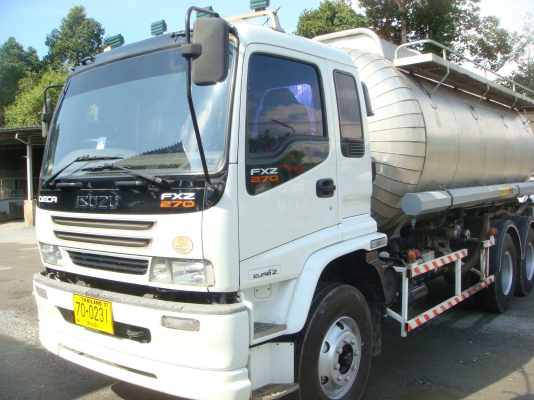 ISUZU-DEGA-FXZ-270-HP-10ล้อ-2 เพลา-บรรทุก-น้ำมันพืช-สภาพสวยจัด