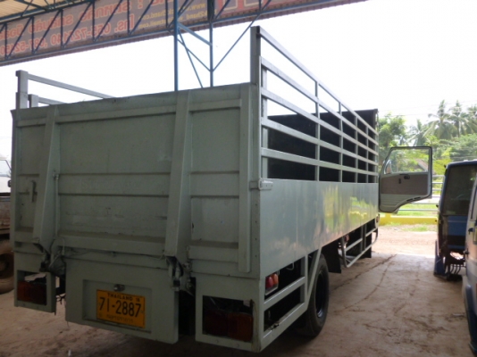 แสงฟ้าเต้นรถ///จำหน่ายรถ6ล้อ HINO-KM779 กระบะเหล็กฝาท้าไฮโดลิค  ยาว 5.50 ม.