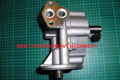 ปั๊มน้ำมันเครื่อง 6D31 กรองคู่