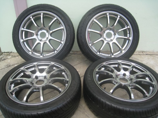 ขายล้อแม็ก Advanti Motor Rismo 17"x7" 5/114 et40 + ยางปี10-12(081-3747940)