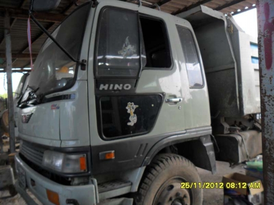 Hino 195 แรง 6 ล้อดั้ม สภาพทั่วไปปานกลางวิ่งงานได้เลย