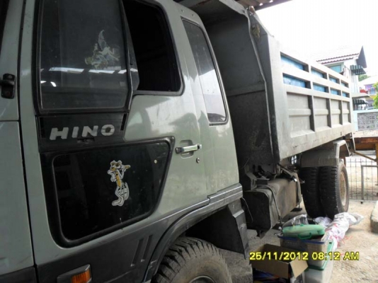 Hino 195 แรง 6 ล้อดั้ม สภาพทั่วไปปานกลางวิ่งงานได้เลย