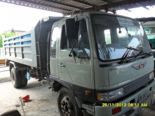 Hino 195 แรง 6 ล้อดั้ม สภาพทั่วไปปานกลางวิ่งงานได้เลย