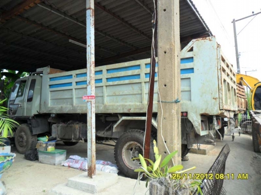 Hino 195 แรง 6 ล้อดั้ม สภาพทั่วไปปานกลางวิ่งงานได้เลย