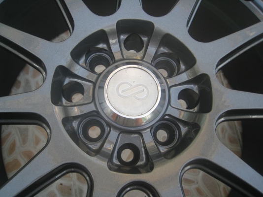 ขายล้อแม็ก enkei tunning sc22 17"x7" 4/100,114 et40+ยาง(081-3747940)