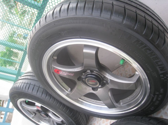 ขายล้อแม็ก Lenso project D  15"x7" 4/100 et38 + ยางปี 10 (081-3747940)