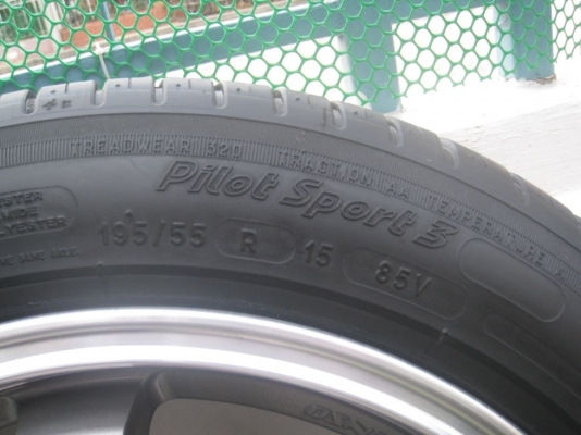 ขายล้อแม็ก Lenso project D  15"x7" 4/100 et38 + ยางปี 10 (081-3747940)