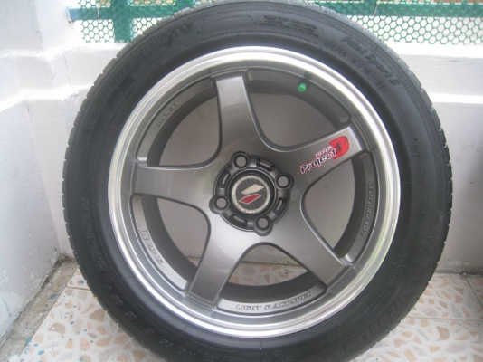 ขายล้อแม็ก Lenso project D  15"x7" 4/100 et38 + ยางปี 10 (081-3747940)