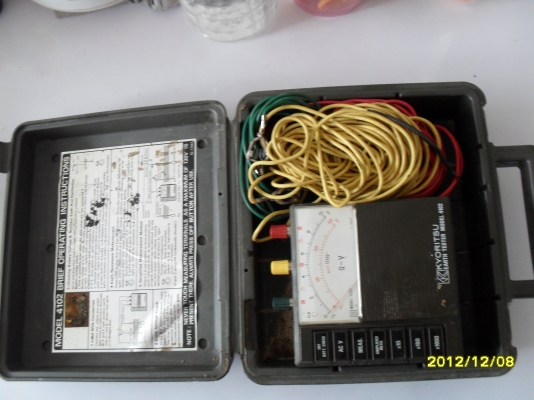 ขายเครื่องวัดค่ากราวด์ (Grounding Test) ยี่ห้อ KYORISU รุ่น 4102.ใช้งานได้ดีมาก