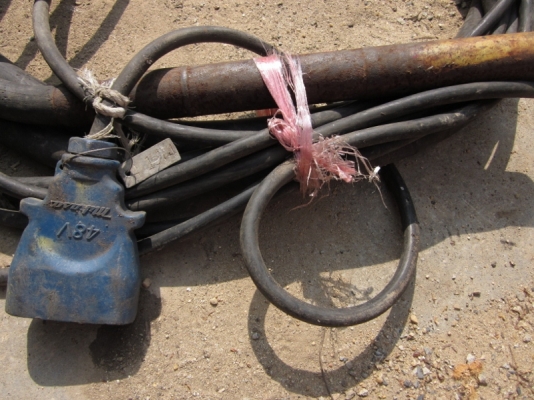 ขายถูกมาก-เครื่องจี้ปูน MIKASA: EY230 พร้อมสายจี้ เครื่องยนต์เบนซิน ไฟ 48V