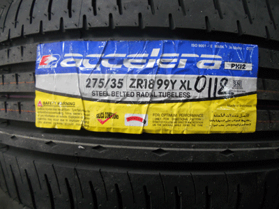 ยาง ACELERA 275/35/18 PHI ราคาถูกๆครับผม