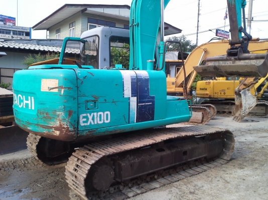 ขายด่วน Hitachi EX100-2  เก่านอกสภาพสวย  โซ่สวยมาก ๆ เครื่องปั้มดี  ใบแทรค 60