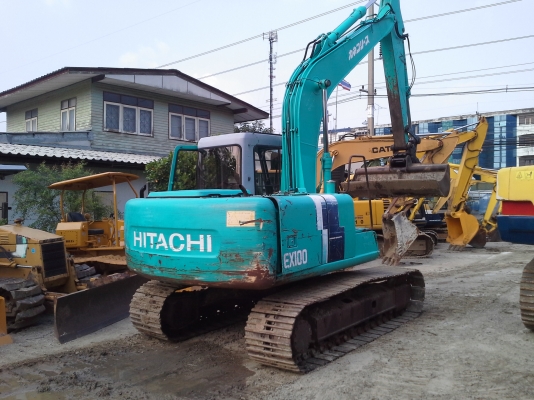 ขายด่วน Hitachi EX100-2  เก่านอกสภาพสวย  โซ่สวยมาก ๆ เครื่องปั้มดี  ใบแทรค 60
