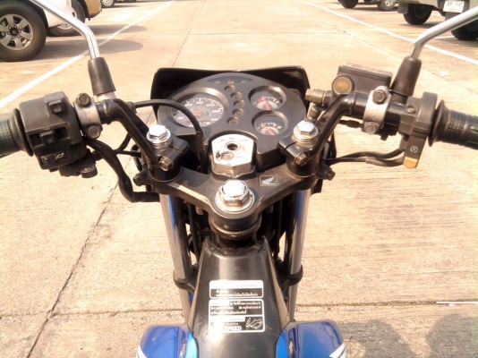 ขออนุญาติขาย Honda Sonic 125 CC. NEW มือเดียว สตาร์ทมือ สีน้ำเงินดำ