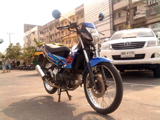 ขออนุญาติขาย Honda Sonic 125 CC. NEW มือเดียว สตาร์ทมือ สีน้ำเงินดำ