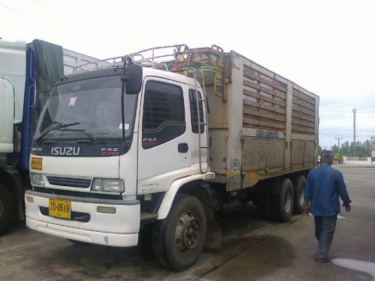ขายรถ 10 ล้อดัมพ์ ISUZU DECA 270 ปี 2545 กระบะเหล็กคอกเกษตร ราคา 1780000