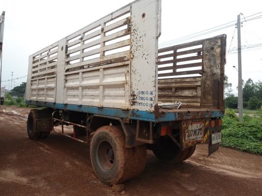 ขายด่วนลูกพ่วงไม่ดั้มสองเพลา พนัสสภาพพร้อมใช้เลย มีสัญญาซื้อขายราคาถูกรีบจอง 0843923995 0811838154