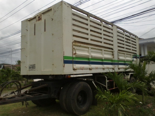 ขายลูกพ่วงดั้มกระบะเหล็ก 6.40เมตร เกษตรใช้งานได้เลย