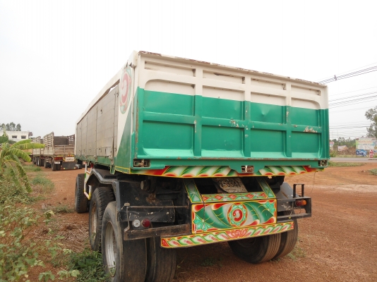 ขายด่วนลูกพ่วง3เพลาดั้ม(สามเพลายัด)สภาพดี เอกสารพร้อมโทรเลย 0843923995 0811838154