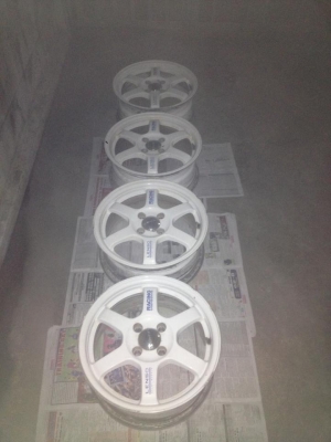 ขายล้อTE37ขอบ15 กว้าง6.5 งานLenso เดิมๆ ถูกๆ