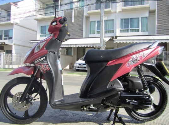 (ขายแล้วค่ะ) 8 เดือน  Suzuki  Nex  หัวฉีด แม็กซ์ สีสดใสน่ารัก เดิมแท้ดี ไม่มีบิวด์