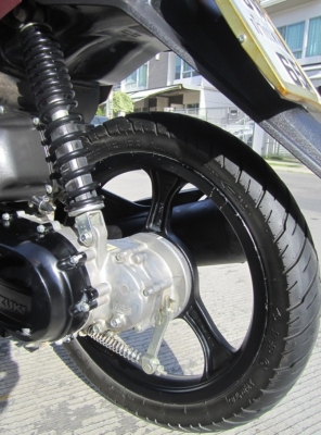 (ขายแล้วค่ะ) 8 เดือน  Suzuki  Nex  หัวฉีด แม็กซ์ สีสดใสน่ารัก เดิมแท้ดี ไม่มีบิวด์