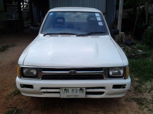 ***ขายแล้วครับขอบคุณ Truck2hand ขาย กระบะแค็ป ราคาเบาๆ TOYOTA HILUX MIGHTY-X 2.5 X-TRA CAB YN90 ปี37/94 วางเครื่อง2L ดีเซล2.5 (ใบคุมยังไม่ลงเล่ม) เครื่องแรง ไม่หลวม ช่วงล่างแน่นคัสซีสวยไม่ผุไม่ดาม กระบะวางใหม่ โป่งหลัง หัวเก๋งดีไม่ผุ ภายในดีคอนโซลครบ พ.พา