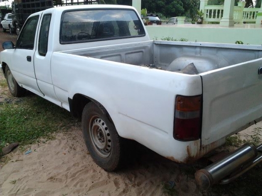 ***ขายแล้วครับขอบคุณ Truck2hand ขาย กระบะแค็ป ราคาเบาๆ TOYOTA HILUX MIGHTY-X 2.5 X-TRA CAB YN90 ปี37/94 วางเครื่อง2L ดีเซล2.5 (ใบคุมยังไม่ลงเล่ม) เครื่องแรง ไม่หลวม ช่วงล่างแน่นคัสซีสวยไม่ผุไม่ดาม กระบะวางใหม่ โป่งหลัง หัวเก๋งดีไม่ผุ ภายในดีคอนโซลครบ พ.พา
