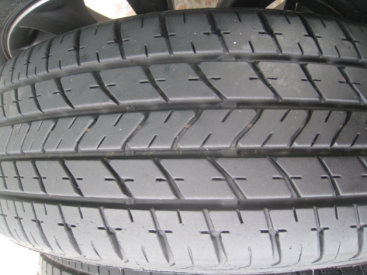 ขายล้อแม็ก Toyota vios 12ก้าน 15" x5.5" et45 4รู100 +ยางปี 12(081-3747940)