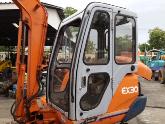 ขาย รถขุดเล็ก HITACHI รุ่น EX30 มีเก๋ง แทร็กเหล็ก มือสองญี่ปุ่น